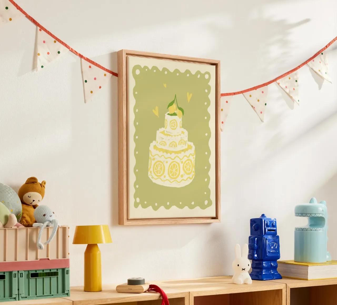 Zitronentorte Leinwand von Studio Dolci
