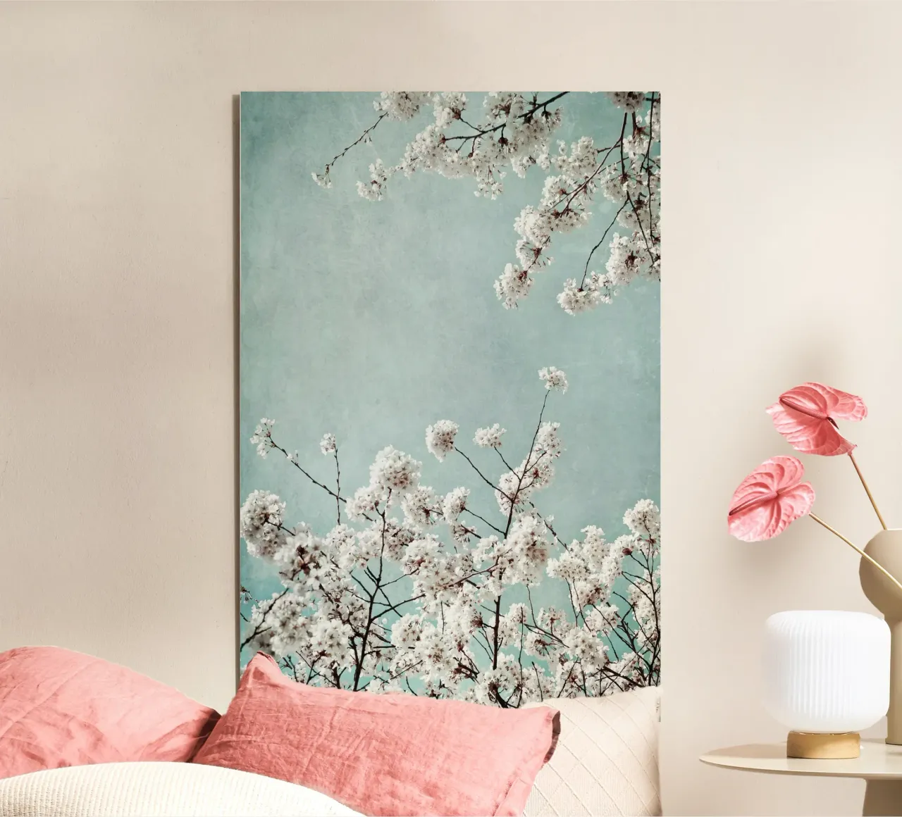 spring time forex-plaat van Visuelle Poesie am Wegesrand