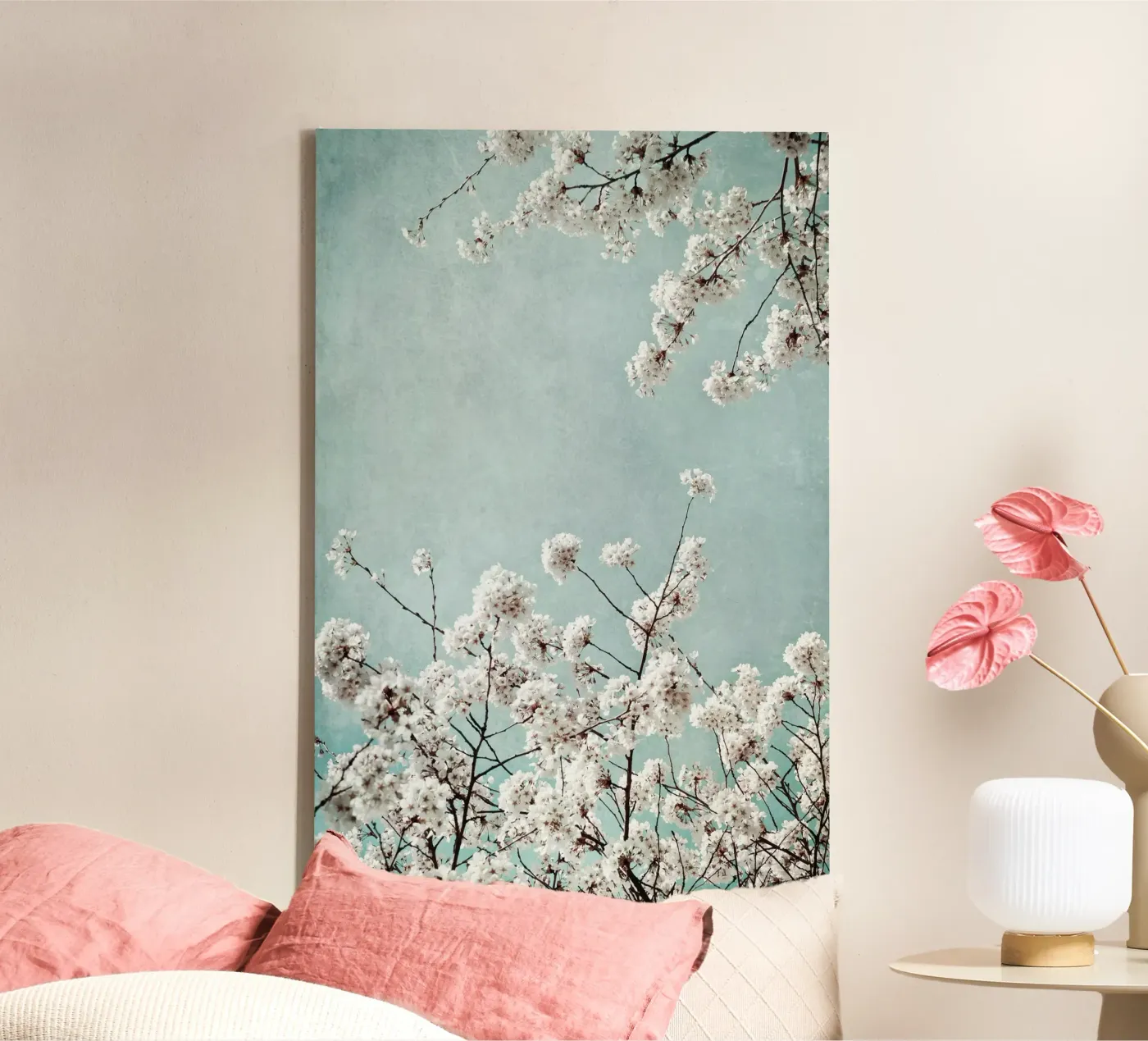 spring time canvas van Visuelle Poesie am Wegesrand