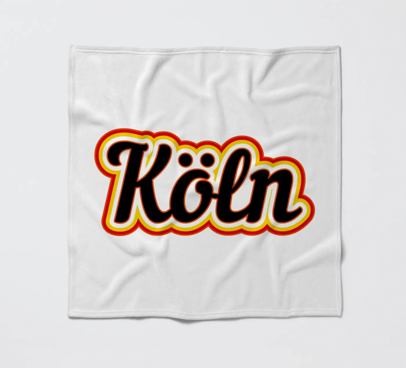 Kölner Label Fleecedecke von Mariel Toigo
