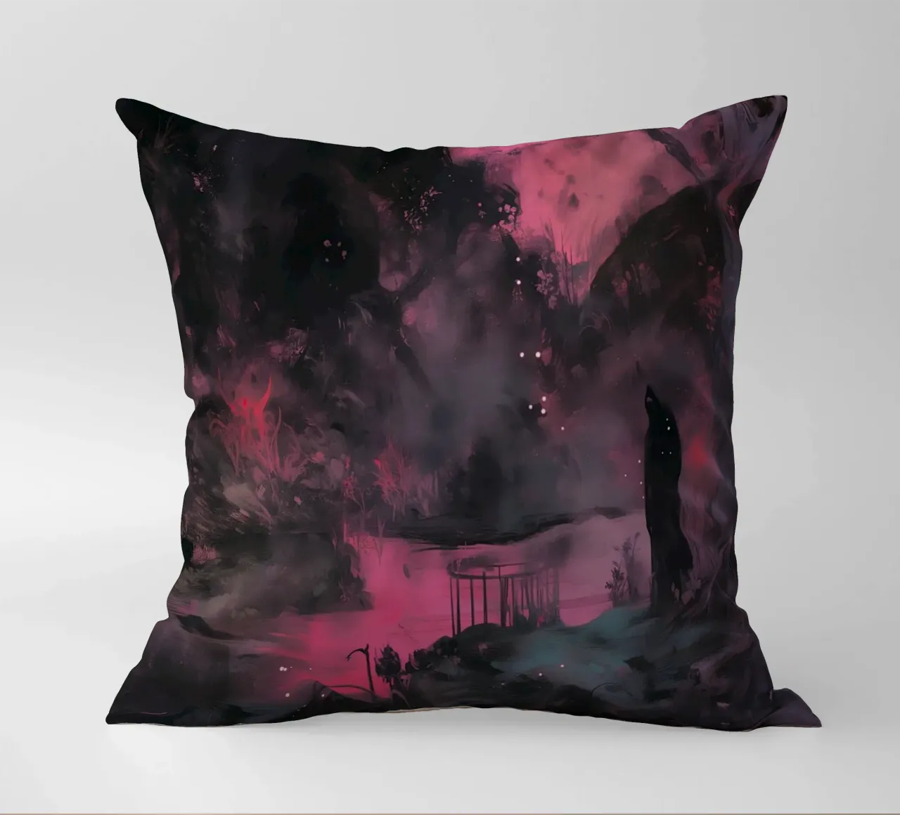 Dark Bloom No 07 cuscino da treechild