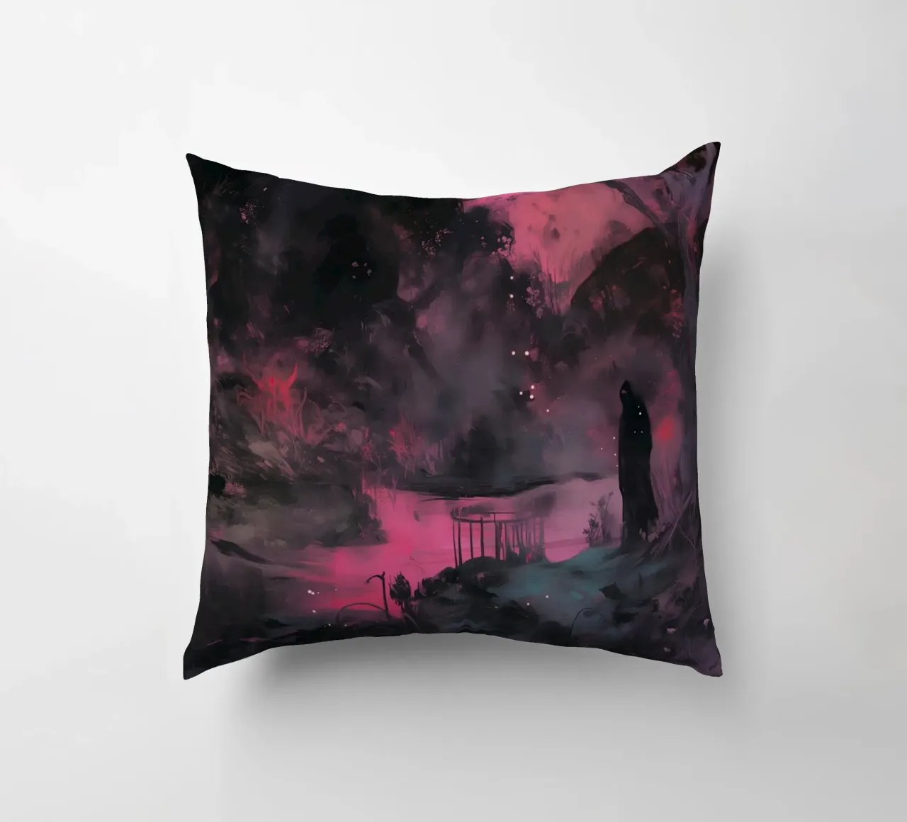 Dark Bloom No 07 cuscino da treechild