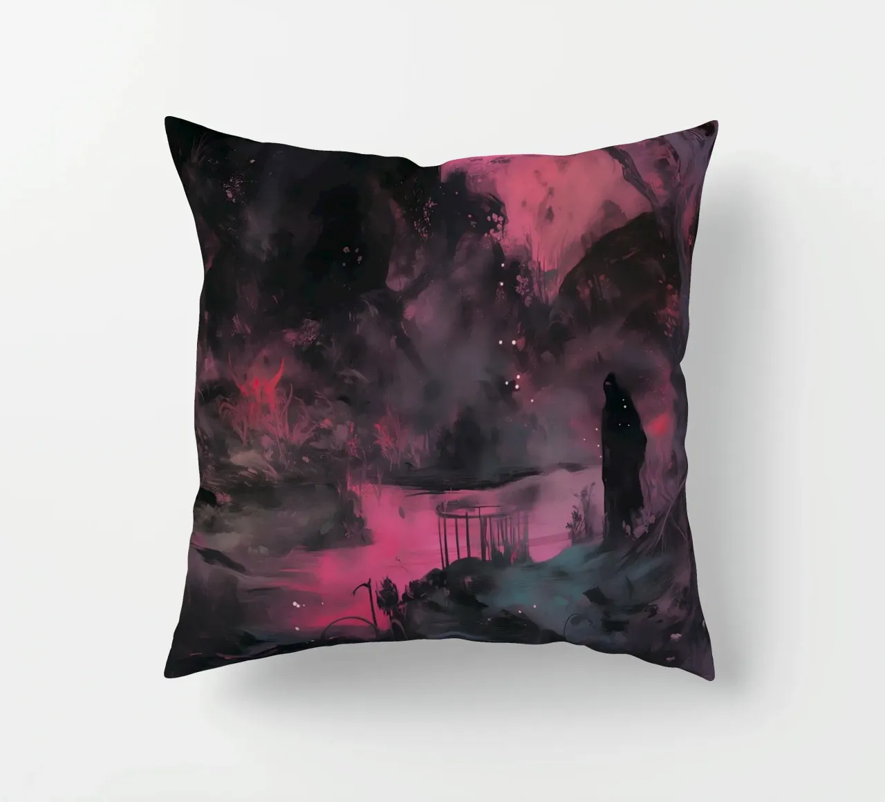 Dark Bloom No 07 cuscino da treechild