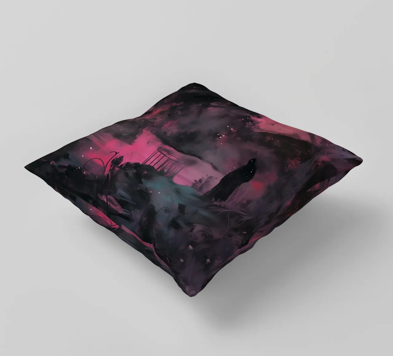 Dark Bloom No 07 cuscino da treechild