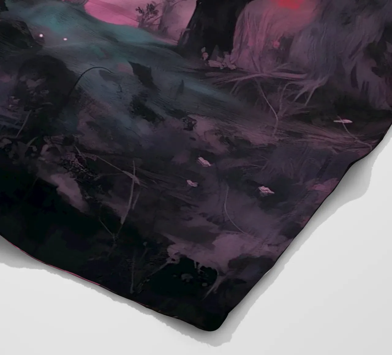Dark Bloom No 07 coperta in pile da treechild