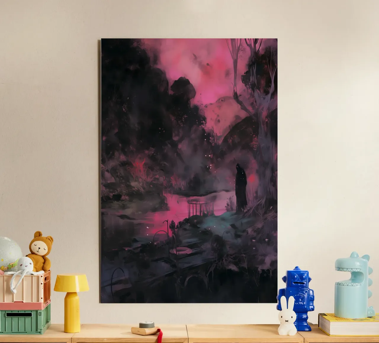 Dark Bloom No 07 alluminio dibond da treechild