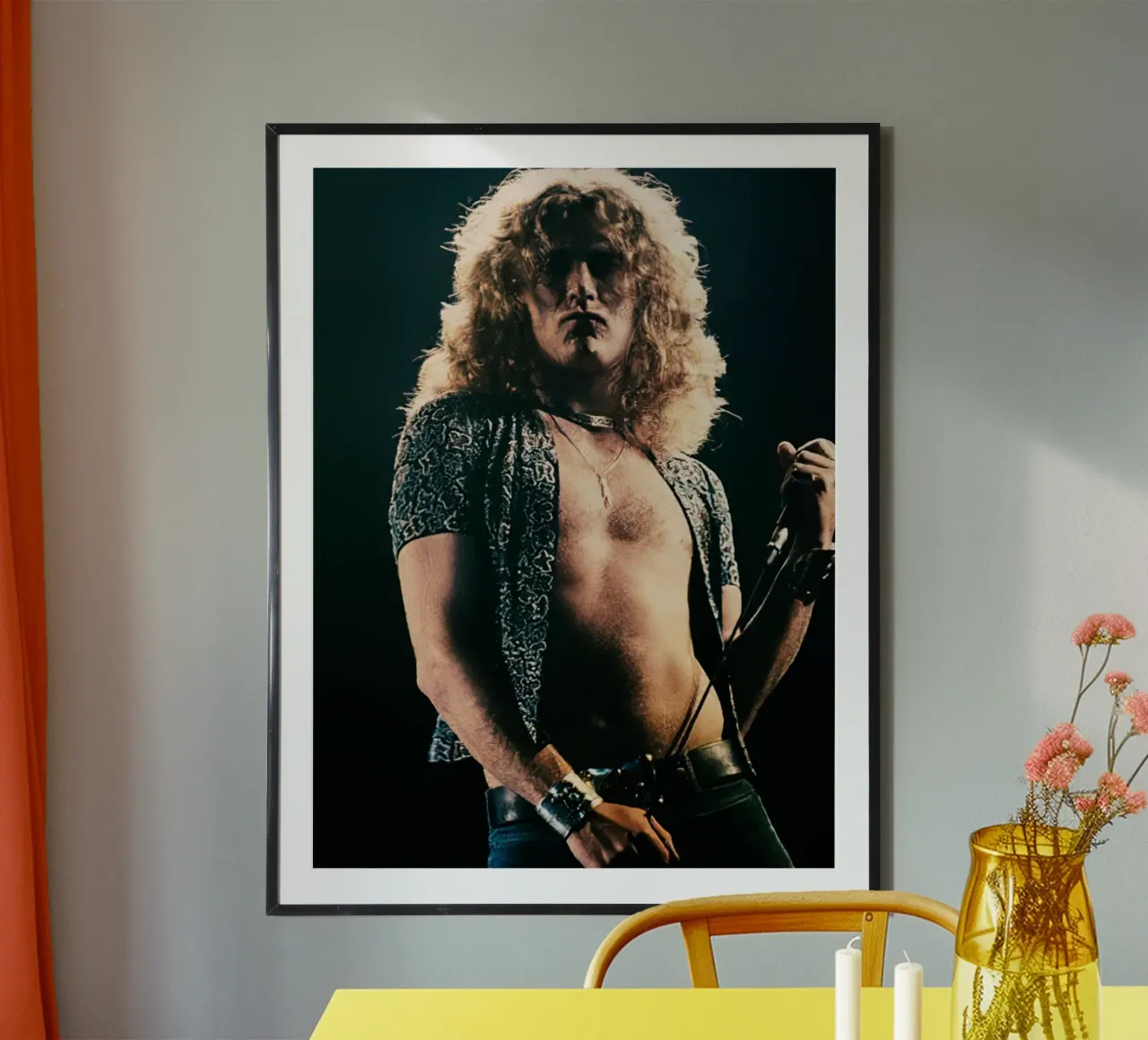 Led Zeeplin poster con telaio in plastica da Musadad Shop