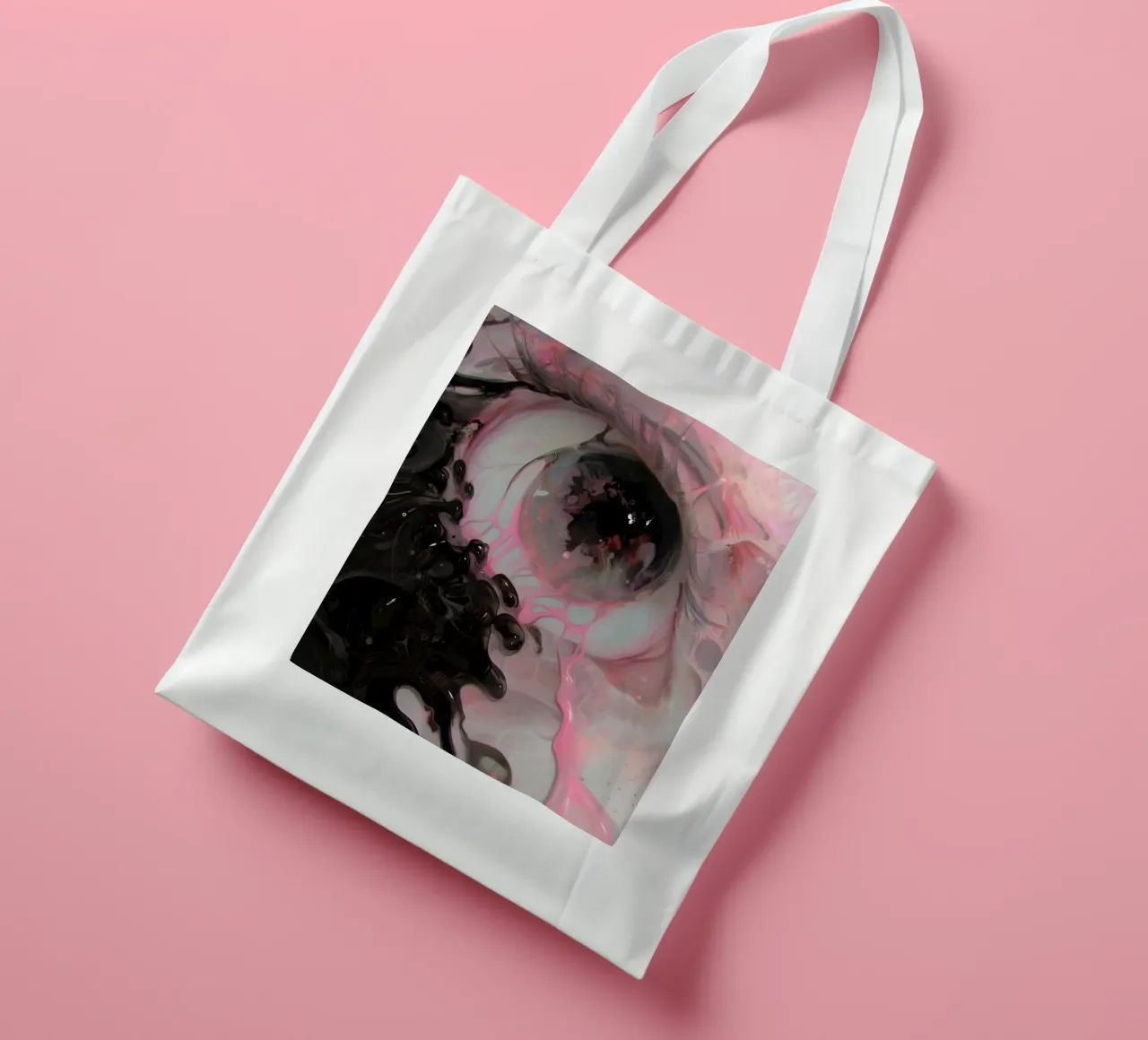 Dark Bloom No 08 borsa in juta da treechild