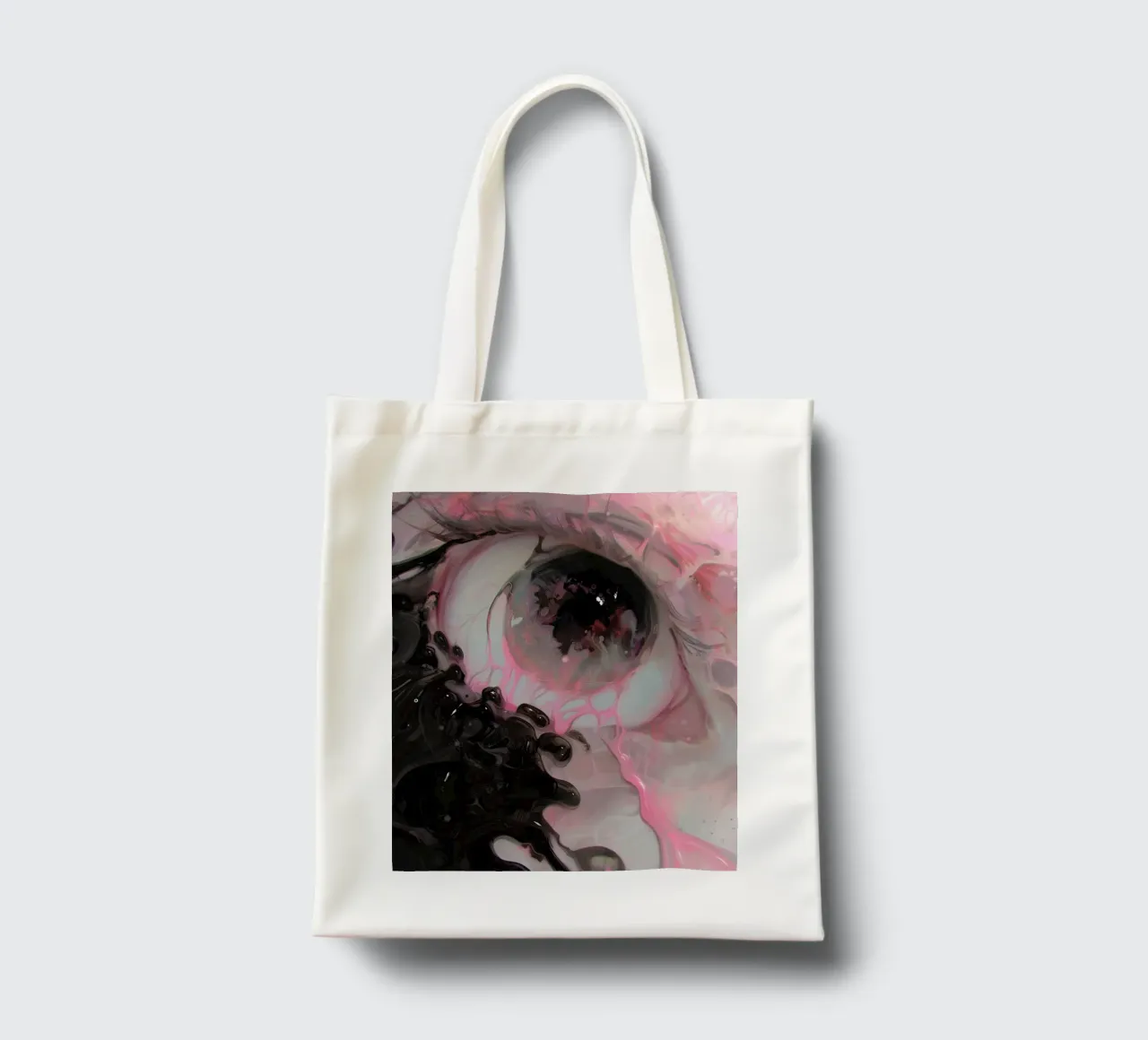 Dark Bloom No 08 borsa in juta da treechild