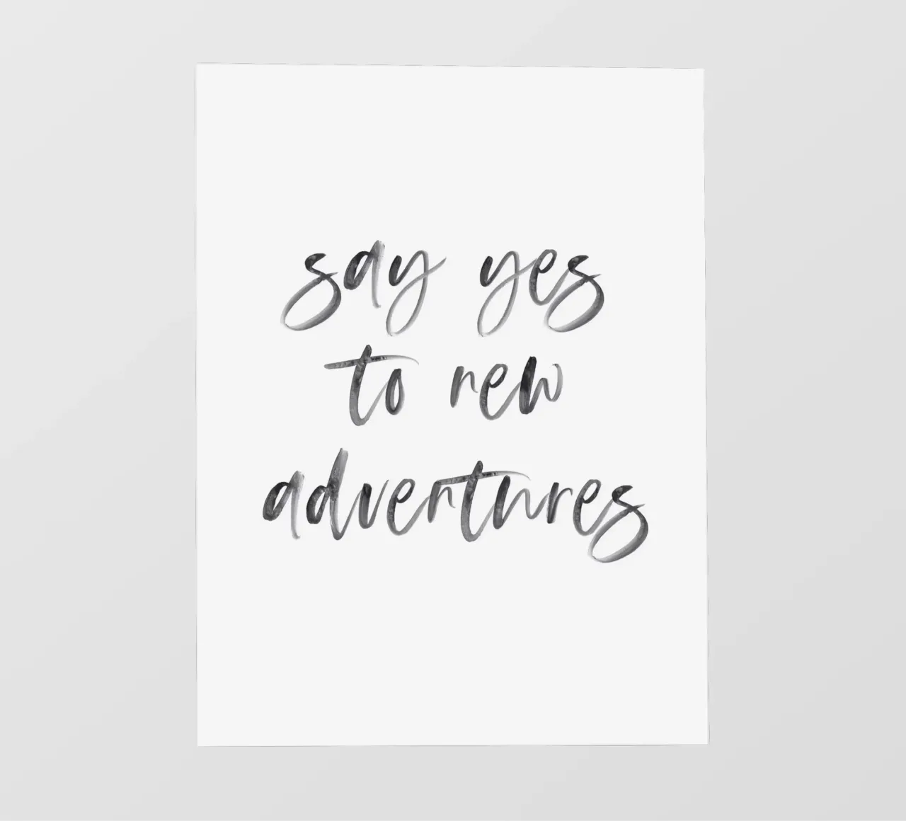 Motivationskunst – Say Yes to New Adventures photo wallpaper by Whole©