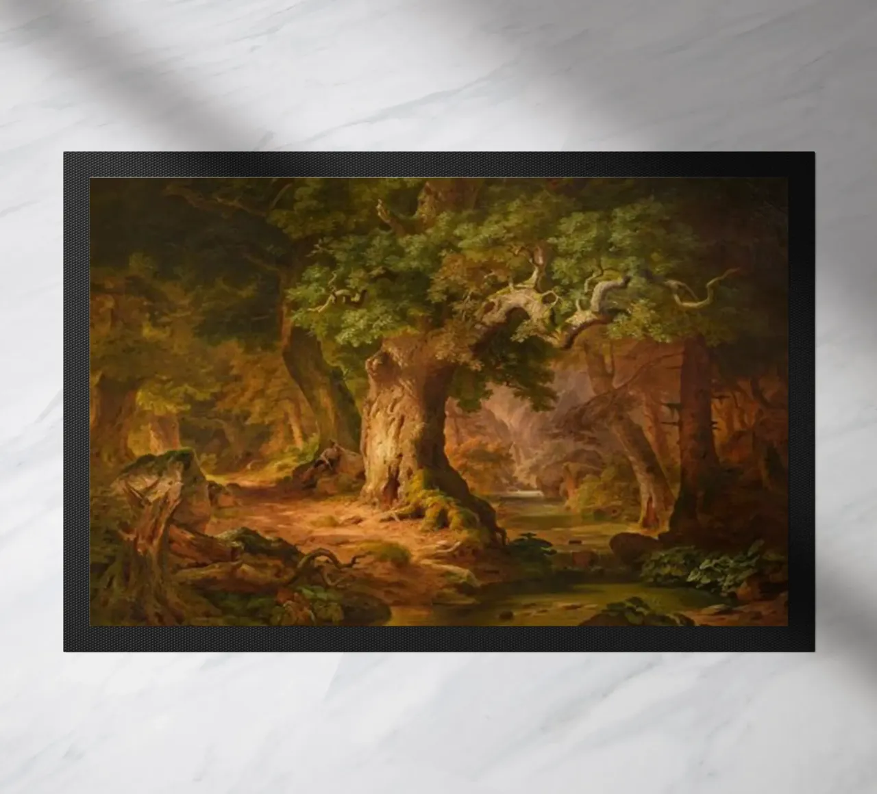 Soli nella foresta - Paul Weber zerbino da Art In The Sky