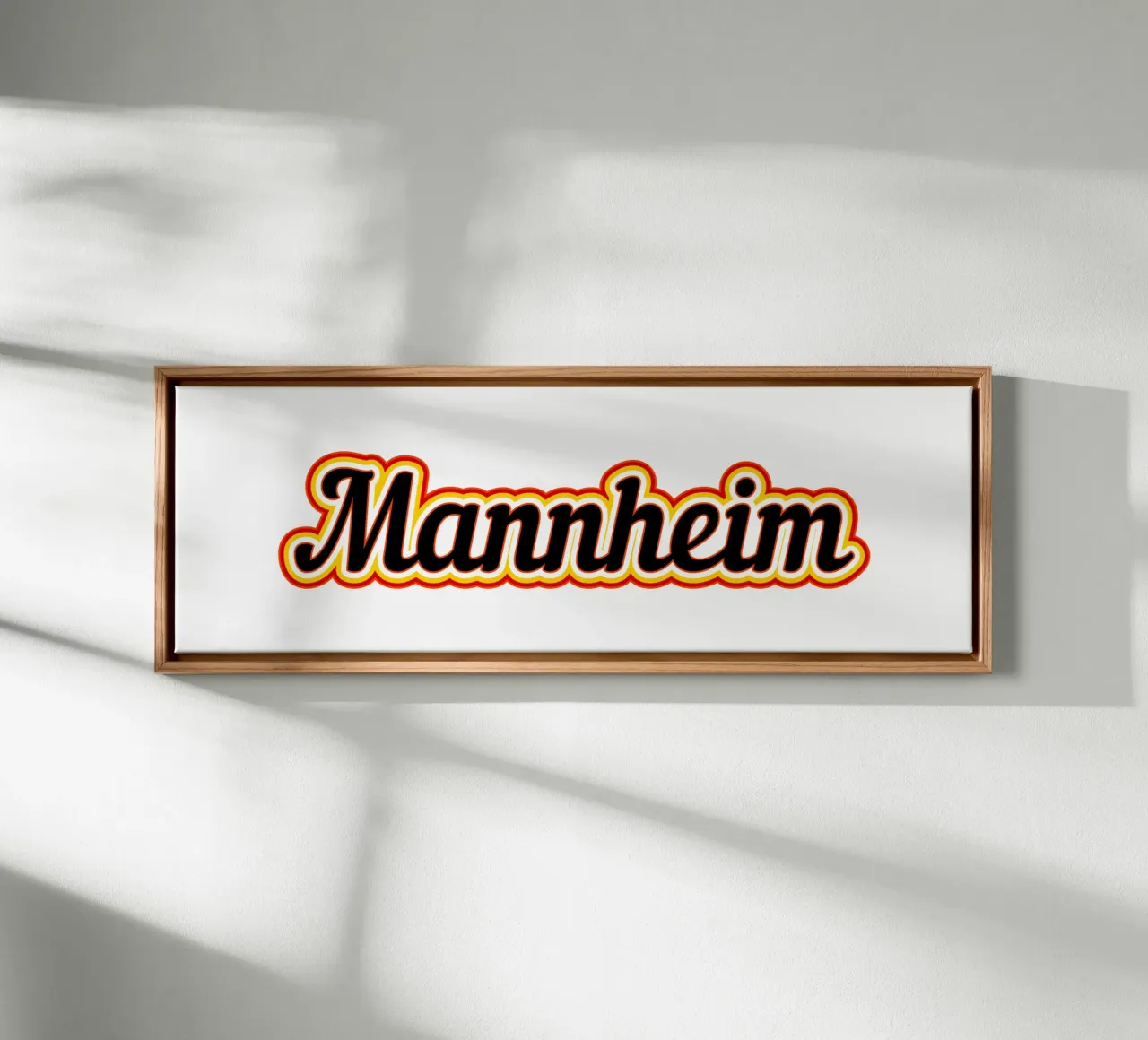 Etichetta di Mannheim tela con Cornice a cassetta da Mariel Toigo