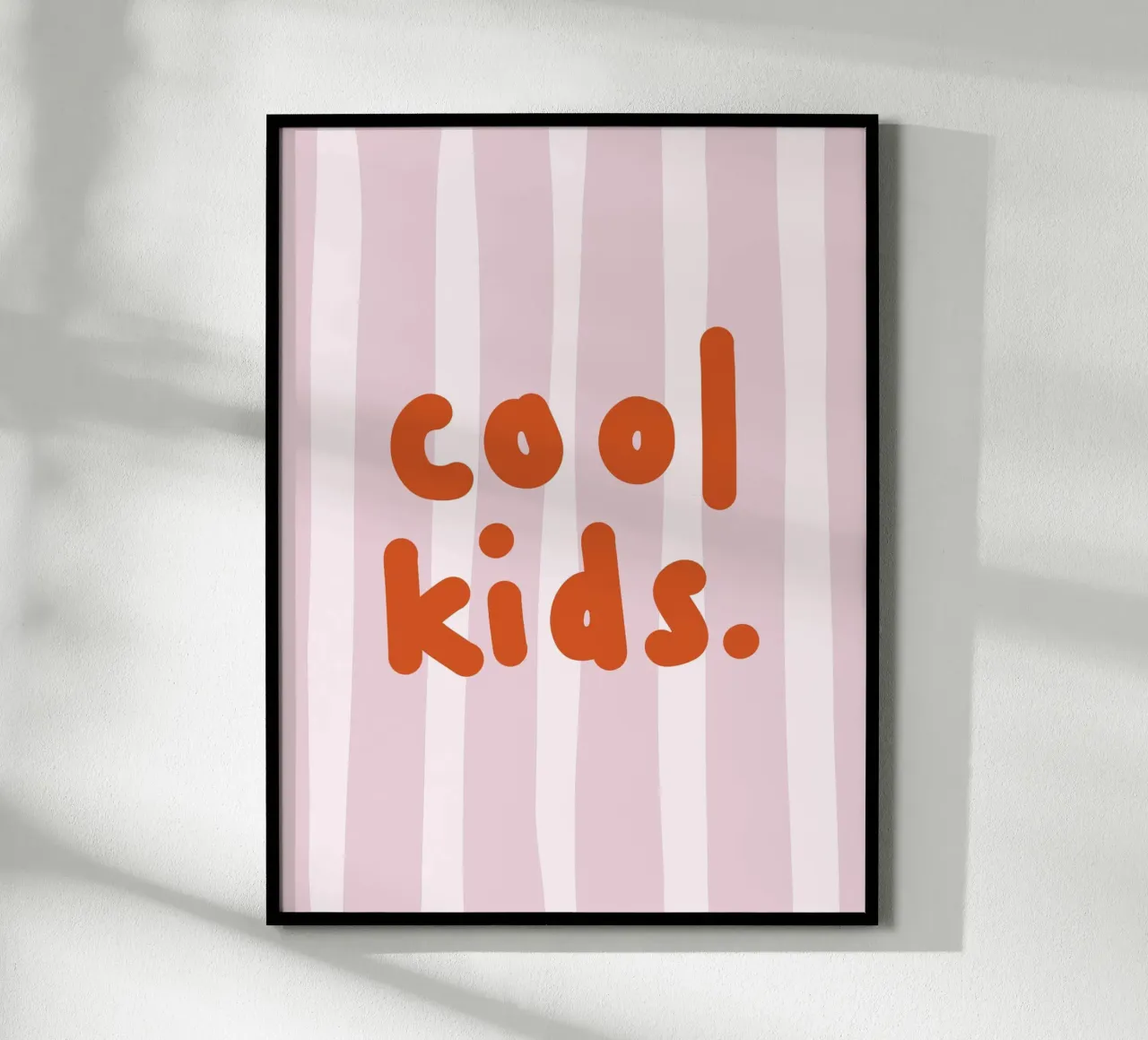 Cool Kids rosa poster by we line studio - design
