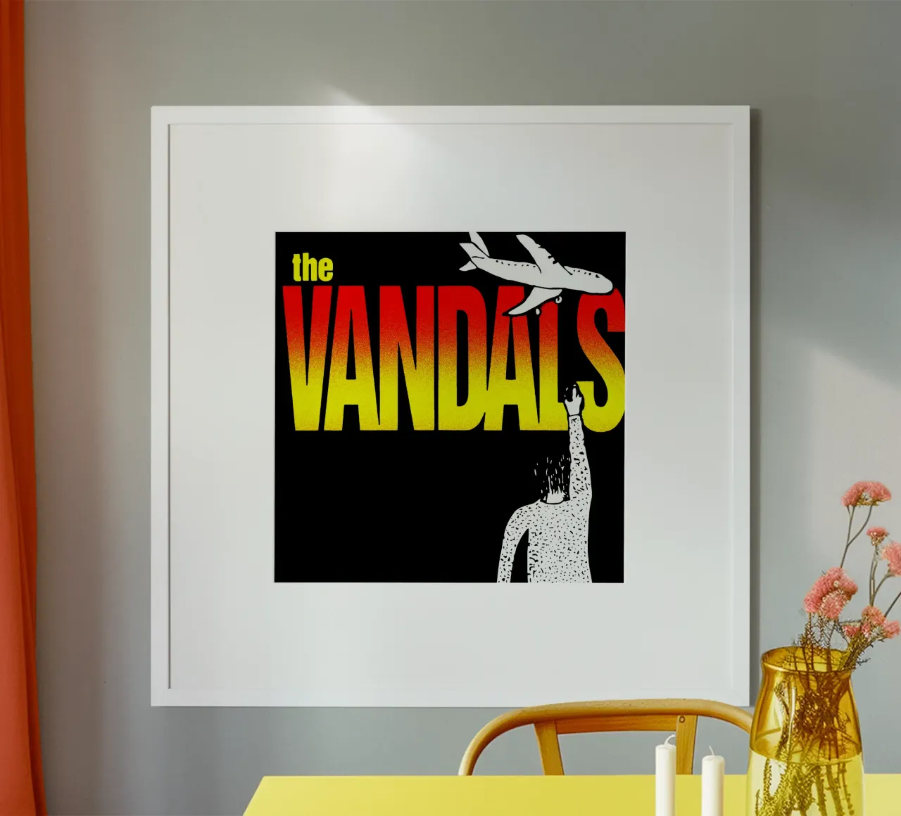 Maglietta essenziale Plane The Vandals poster da mannys_artt