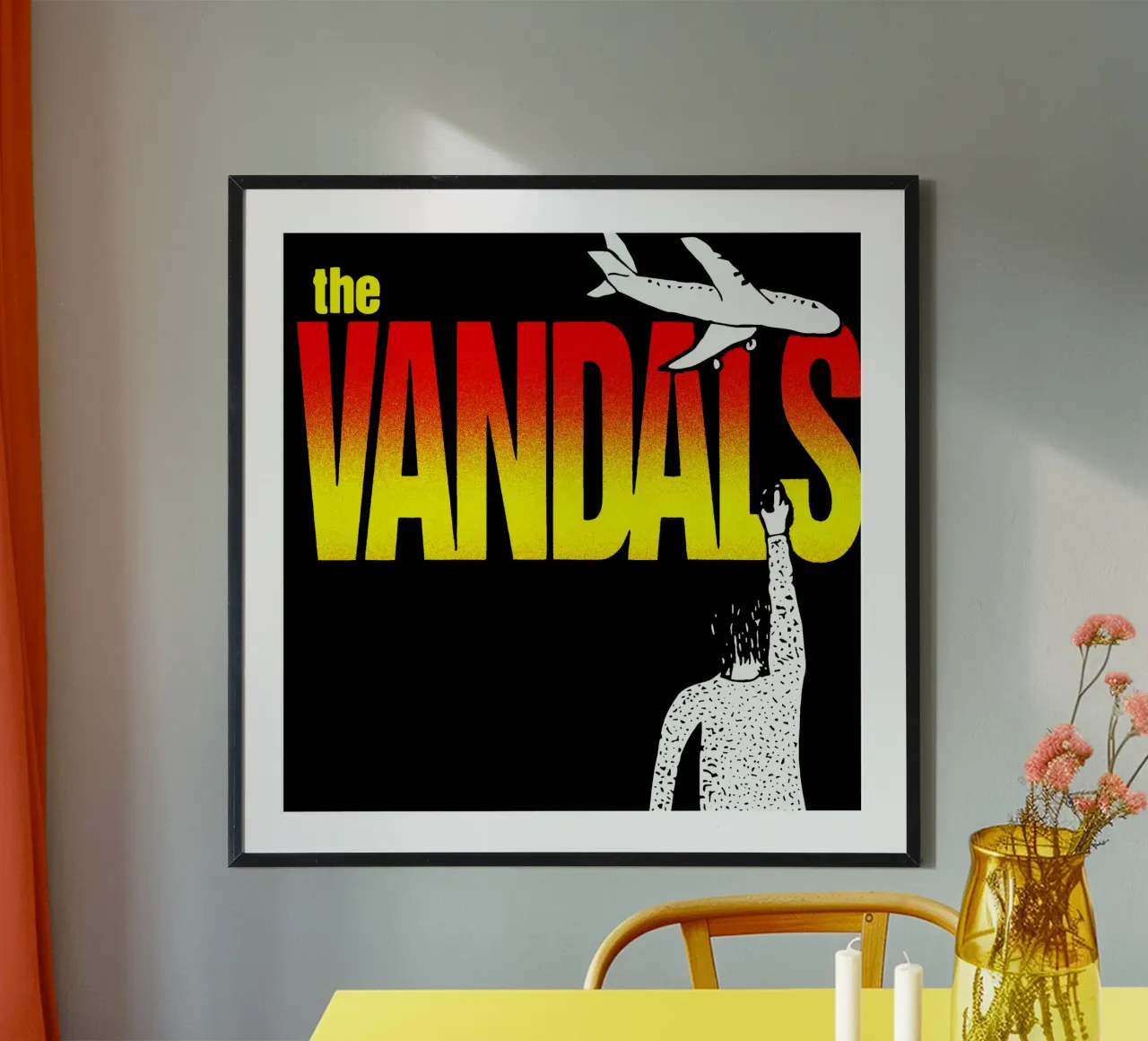 Maglietta essenziale Plane The Vandals poster da mannys_artt