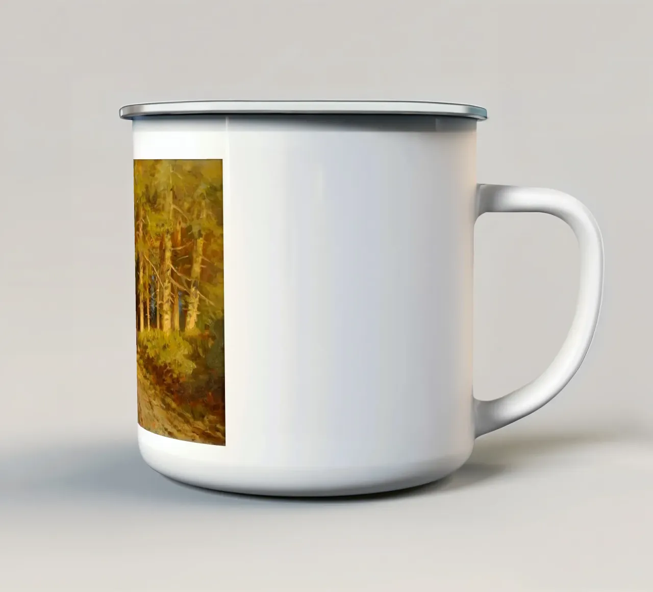 Contadini nella foresta - Paul Weber tazza in smalto da Art In The Sky
