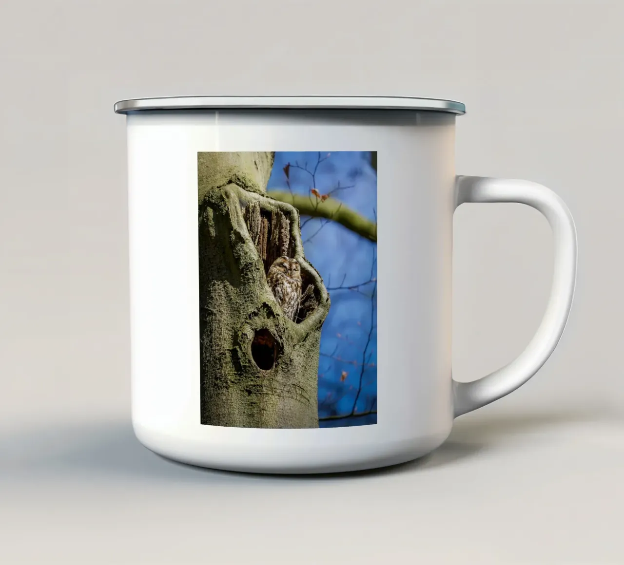 Allocco tazza in smalto da Tom's Wildlife