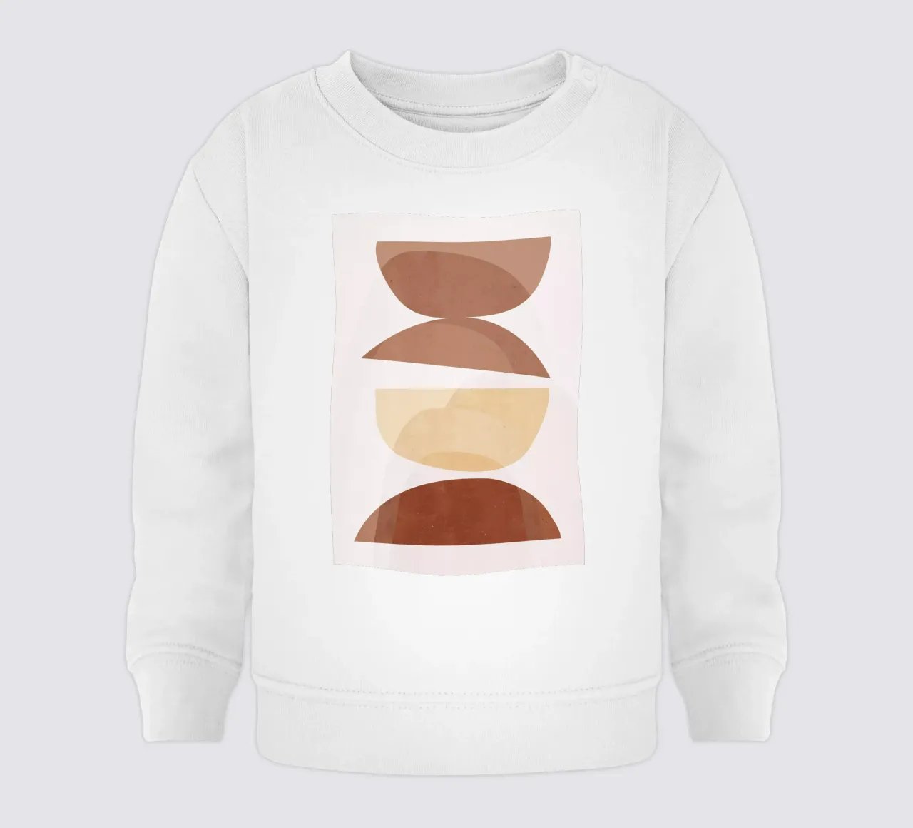 astratto minimo 7 felpa neonato da ThingDesign