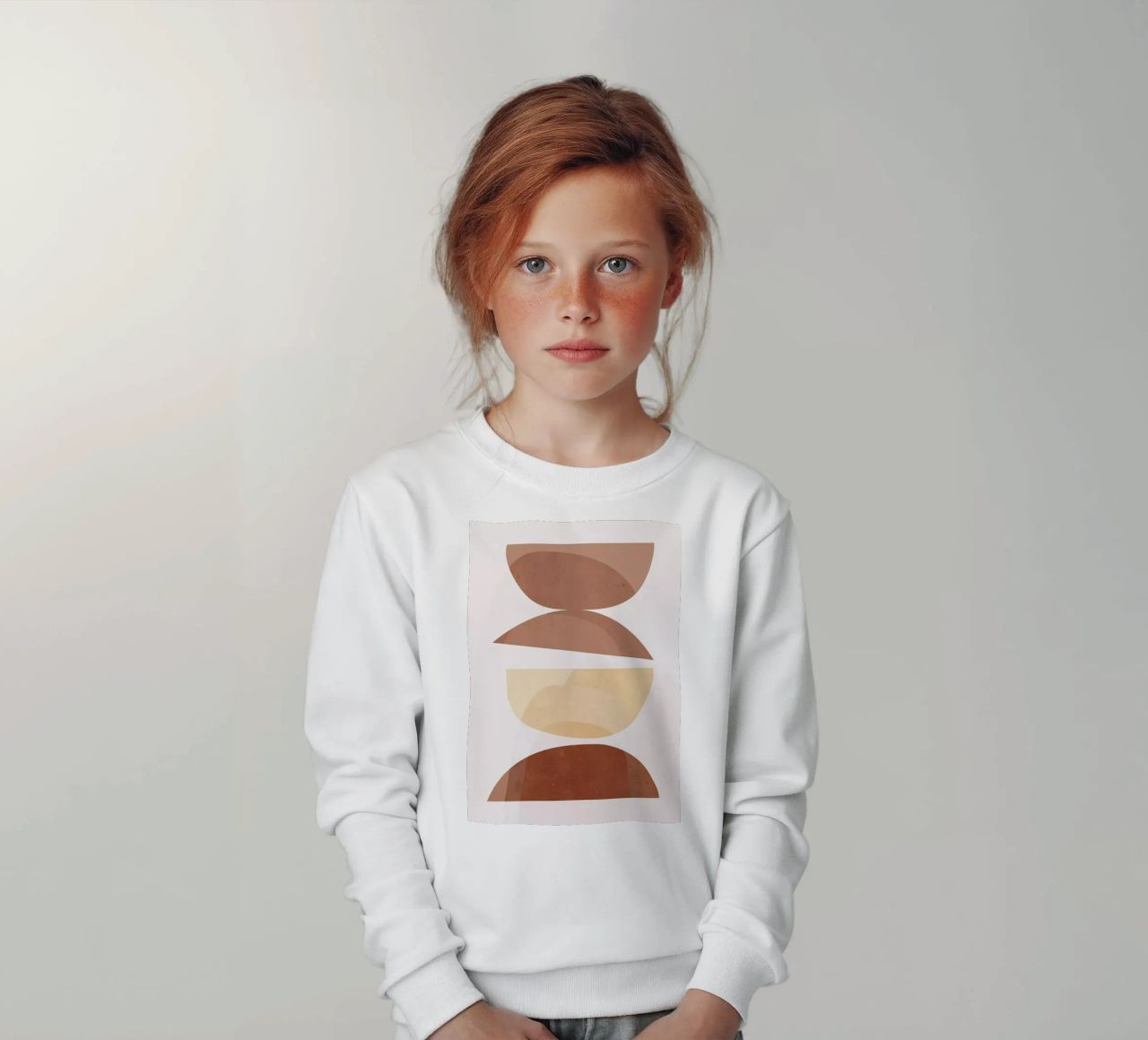 astratto minimo 7 felpa bambino da ThingDesign