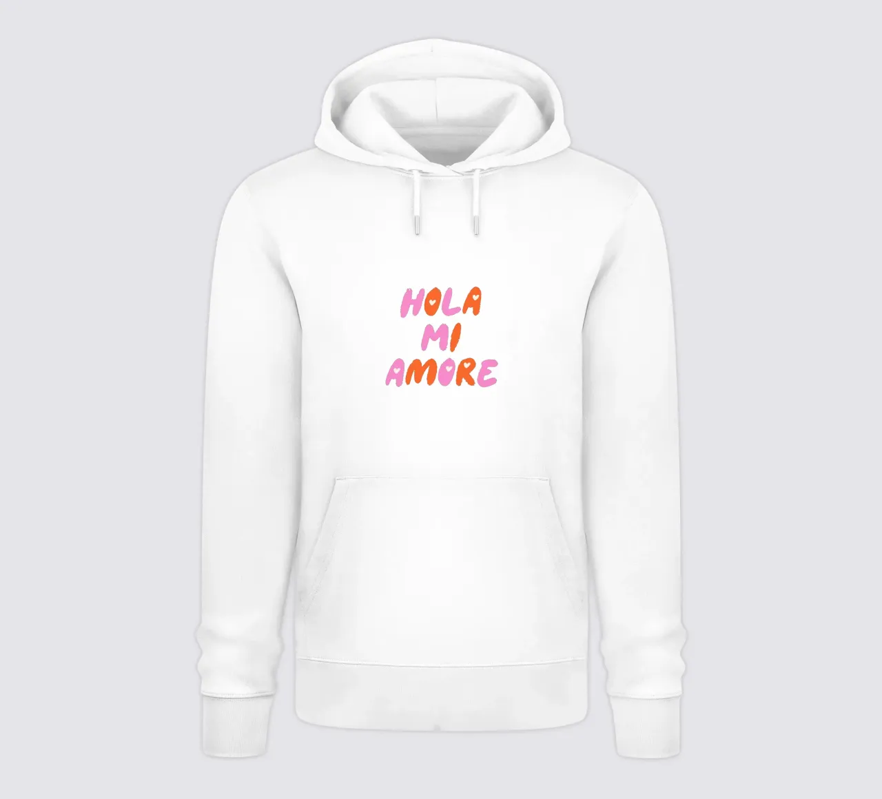 Hola mi amore felpa con cappuccio da dericktype