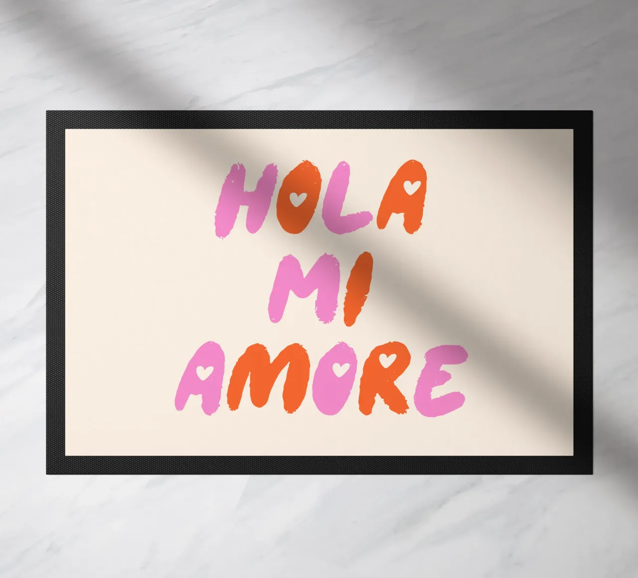 Hola mi amore zerbino da dericktype