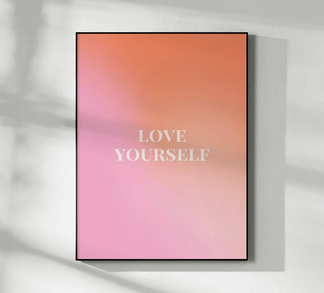 Love yourself plexiglass da lucky club