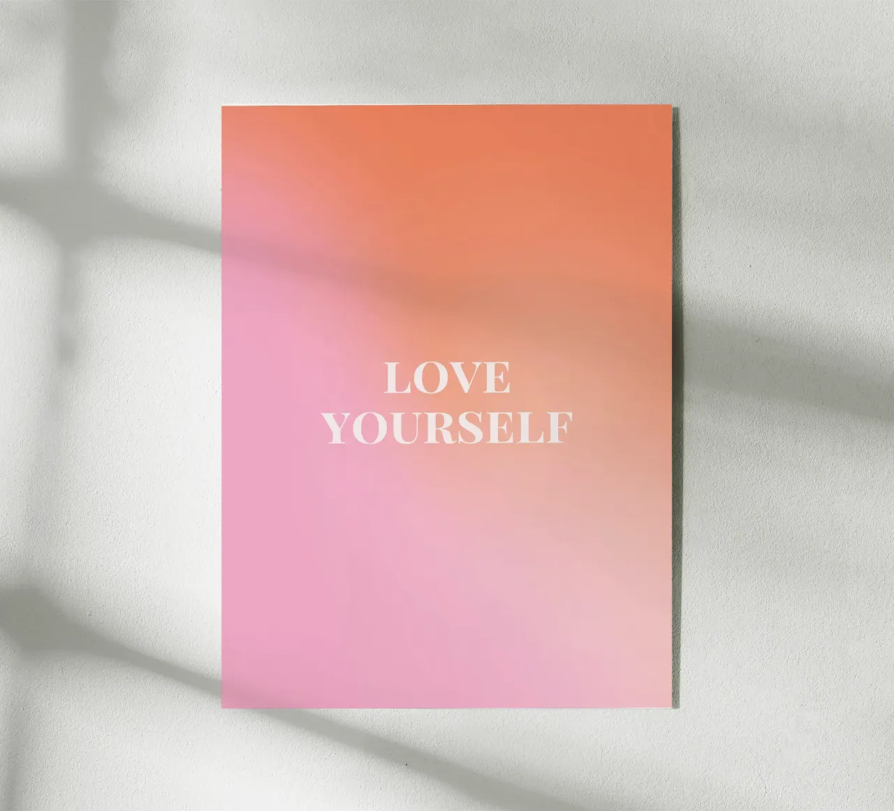 Love yourself plexiglass da lucky club