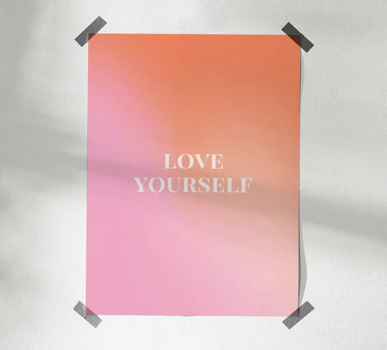 Love yourself poster da lucky club