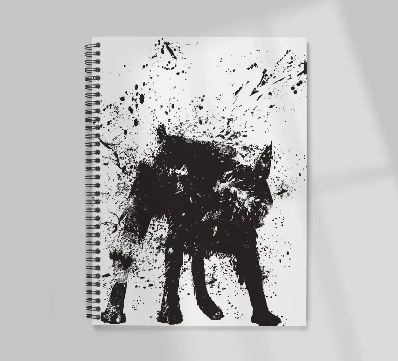 Wet Dog notitieboek met spiraal van Balazs Solti