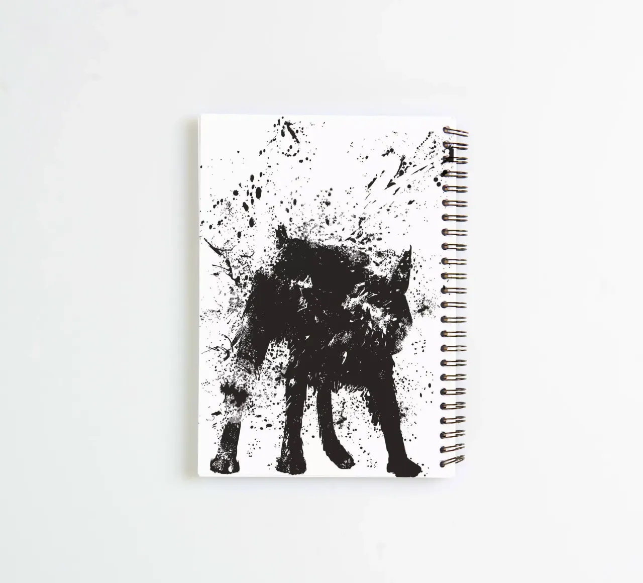 Wet Dog notitieboek met spiraal van Balazs Solti