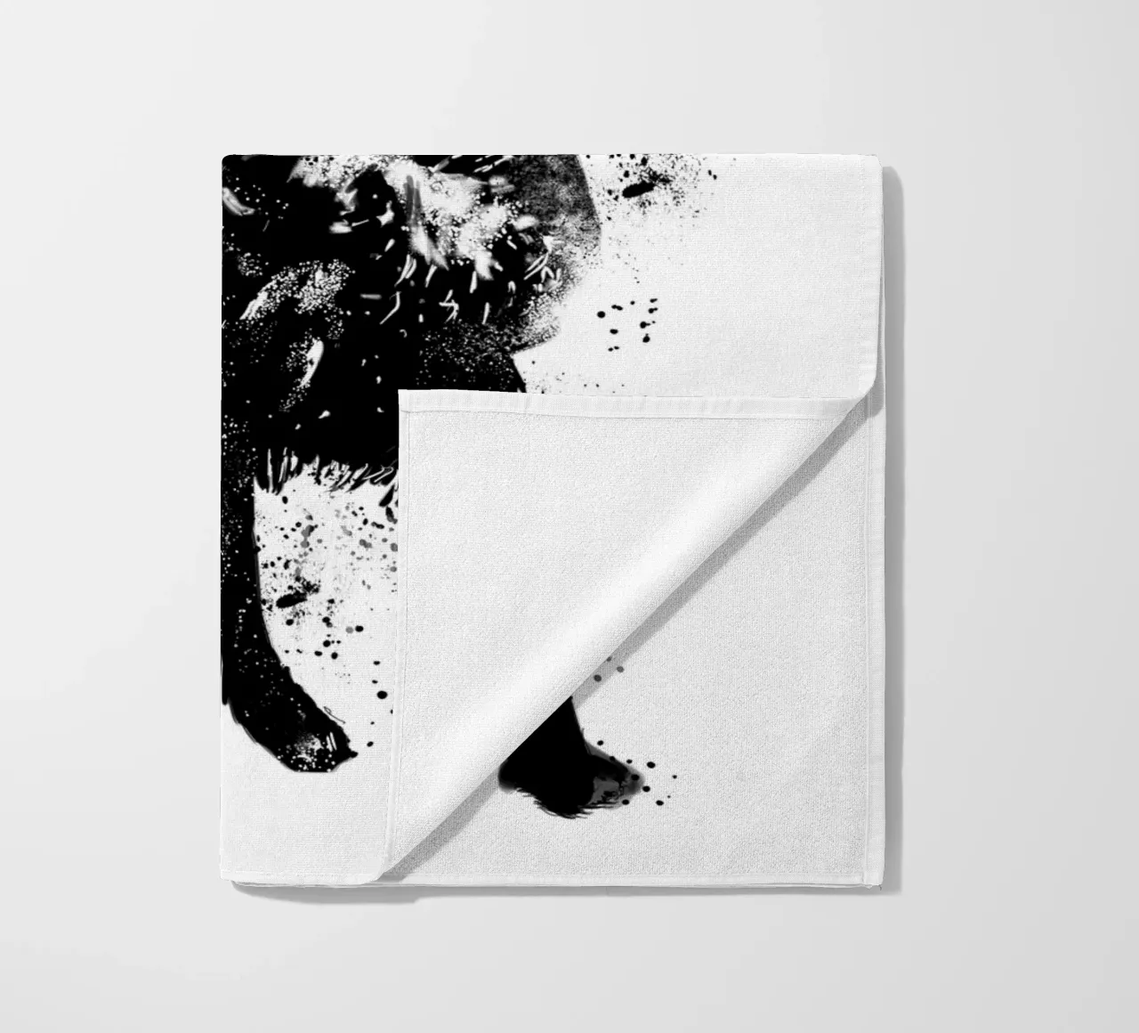 Wet Dog beach towel by Balazs Solti