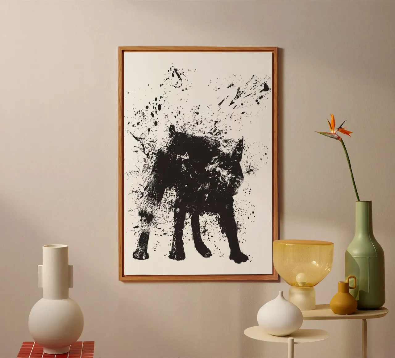 Wet Dog alu-dibond by Balazs Solti