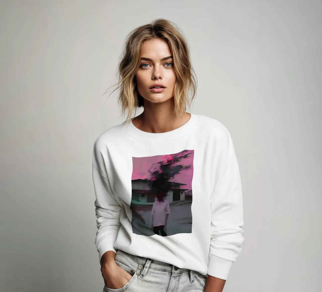 Dark Bloom No 09 sweatshirt van treechild