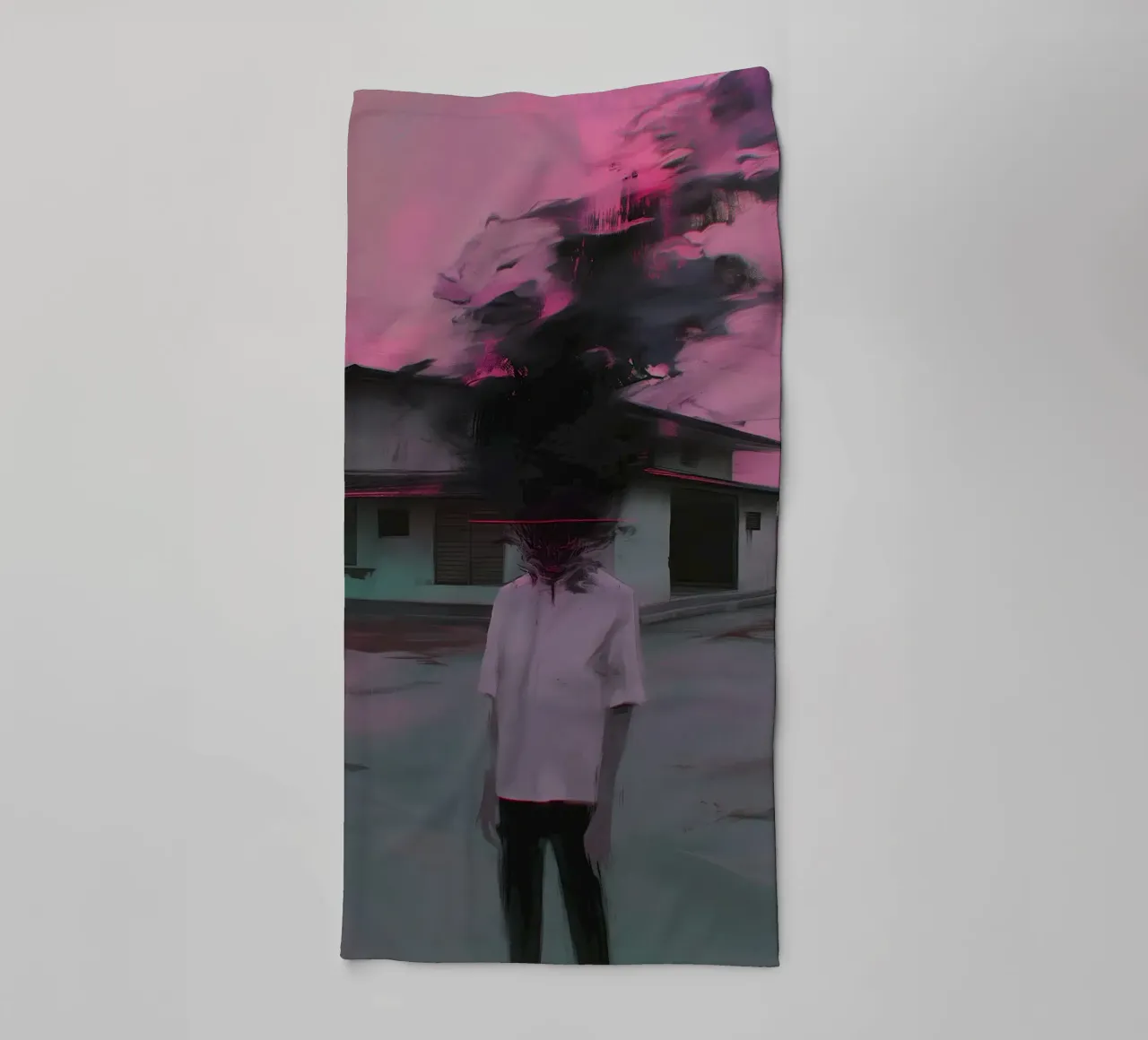 Dark Bloom No 09 asciugamano da bagno da treechild
