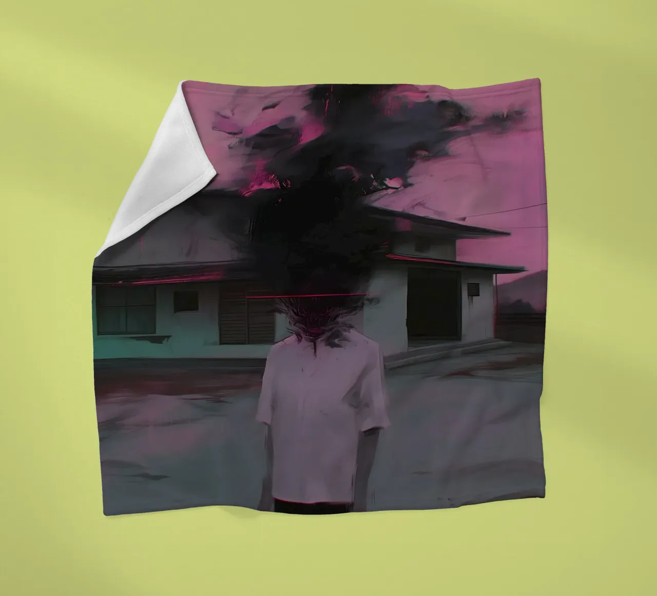 Dark Bloom No 09 coperta in pile da treechild