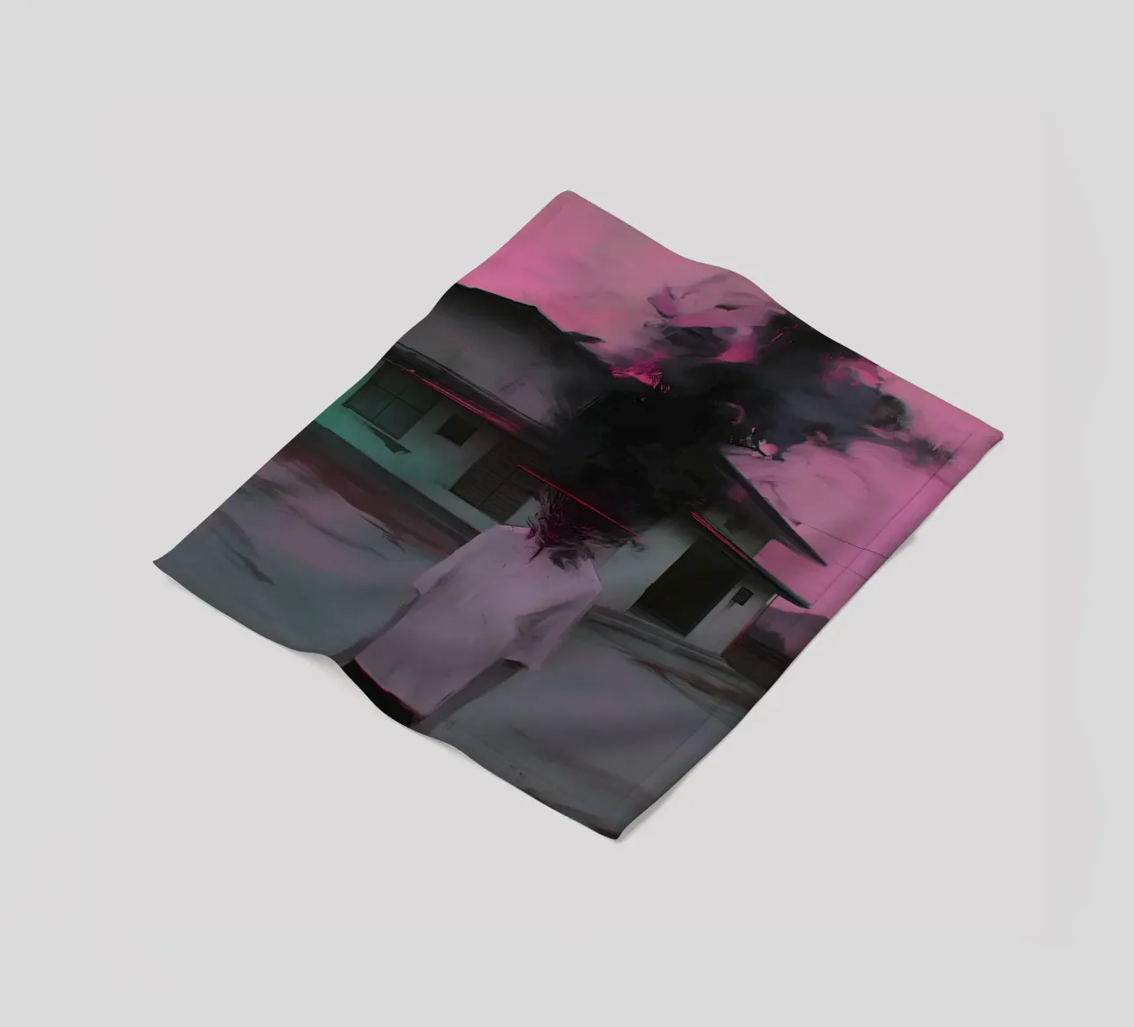 Dark Bloom No 09 coperta in pile da treechild