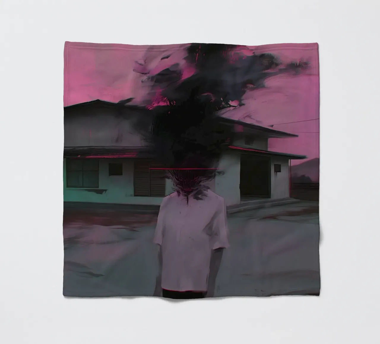 Dark Bloom No 09 coperta in pile da treechild