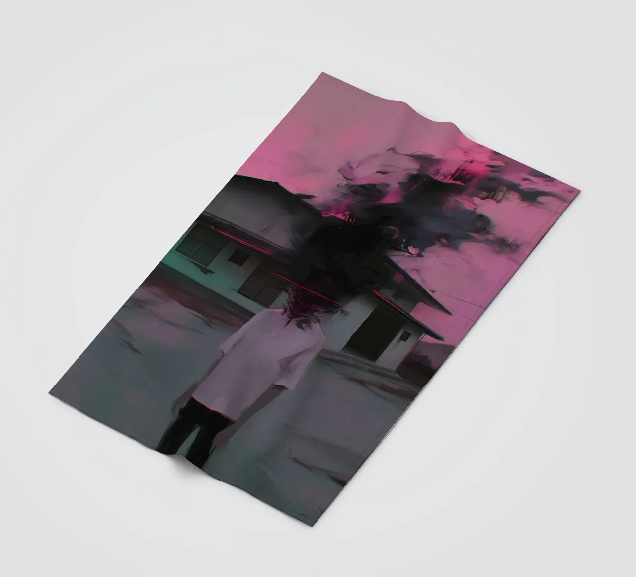 Dark Bloom No 09 coperta in pile da treechild