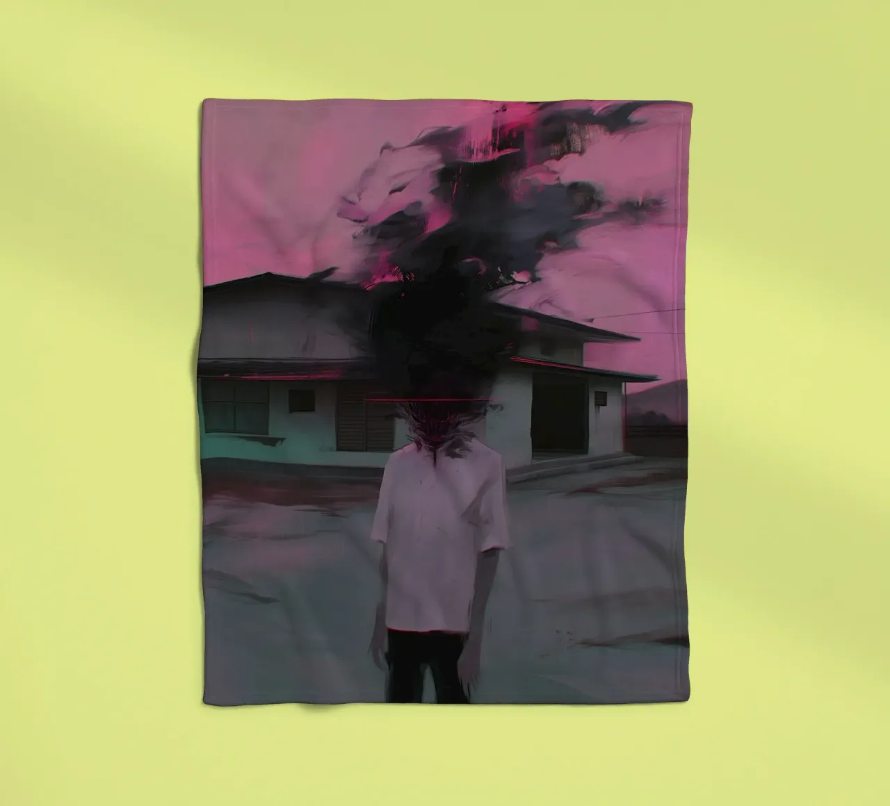 Dark Bloom No 09 coperta in pile da treechild