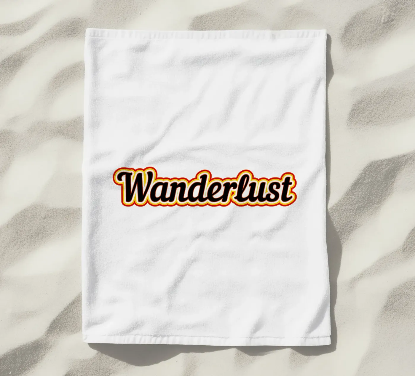Etichetta Wanderlust telo mare da Mariel Toigo