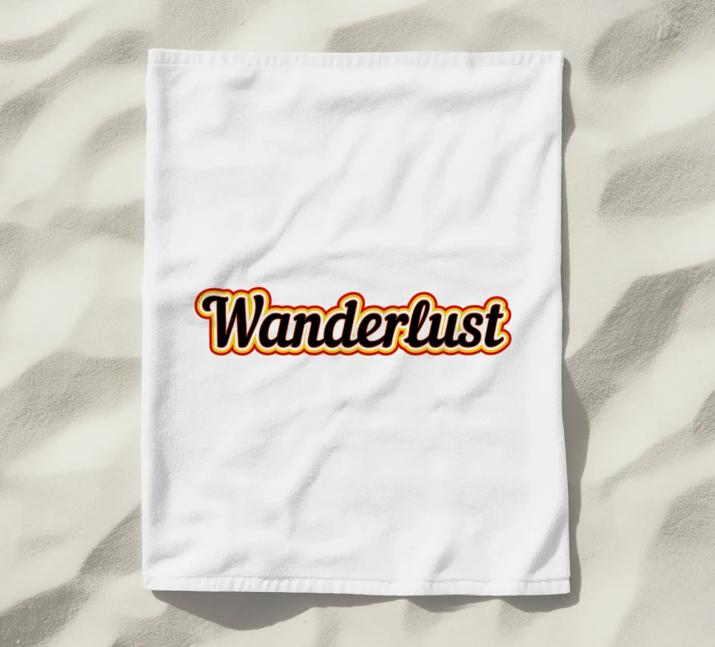 Etichetta Wanderlust telo mare da Mariel Toigo