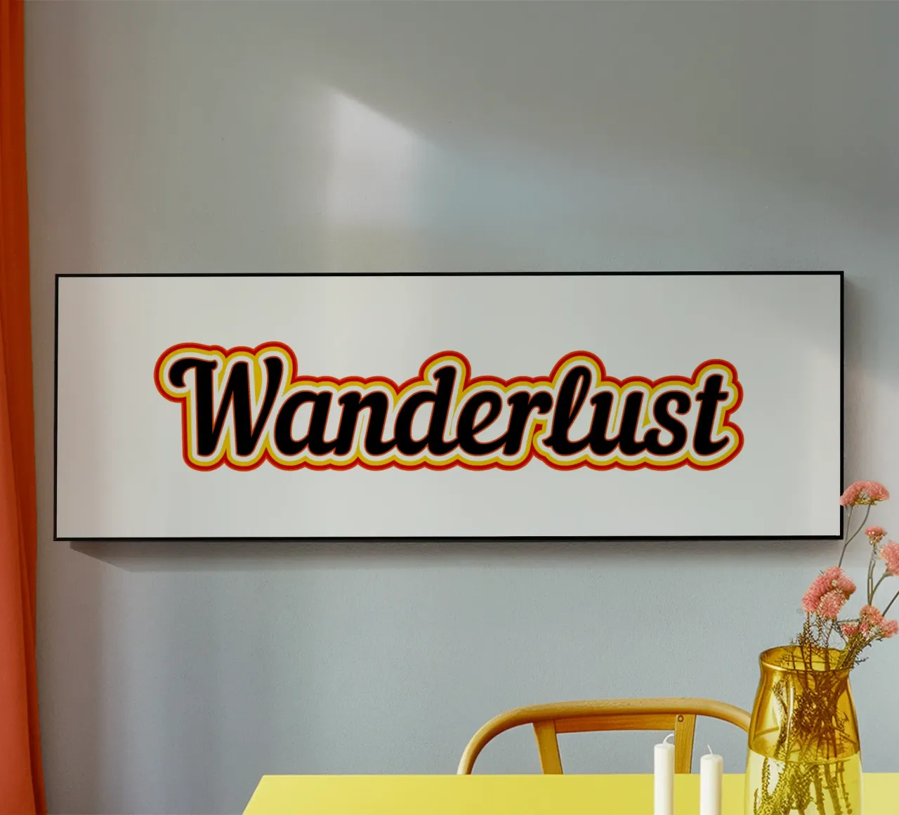 Etichetta Wanderlust plexiglass da Mariel Toigo