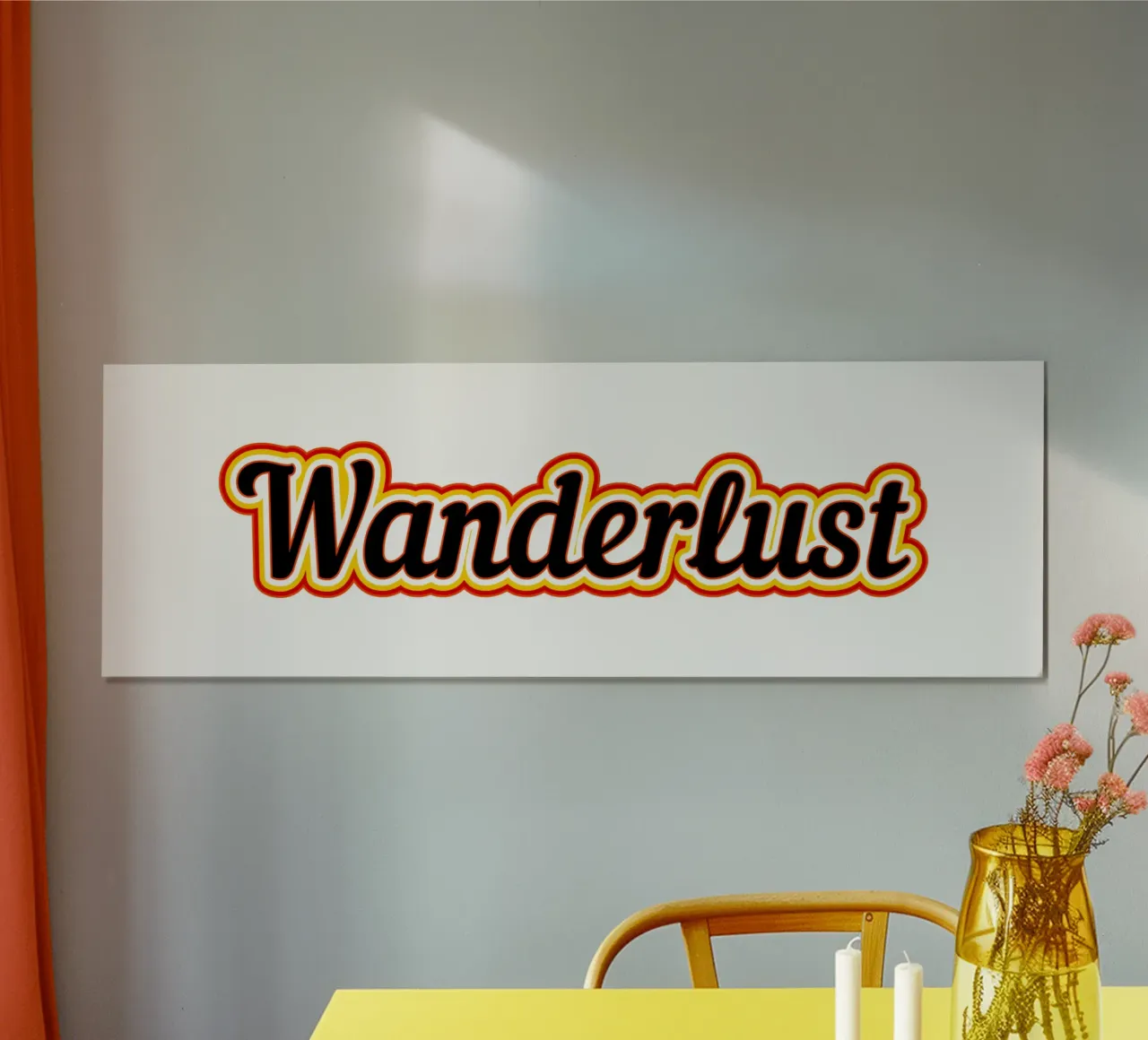 Etichetta Wanderlust poster da Mariel Toigo