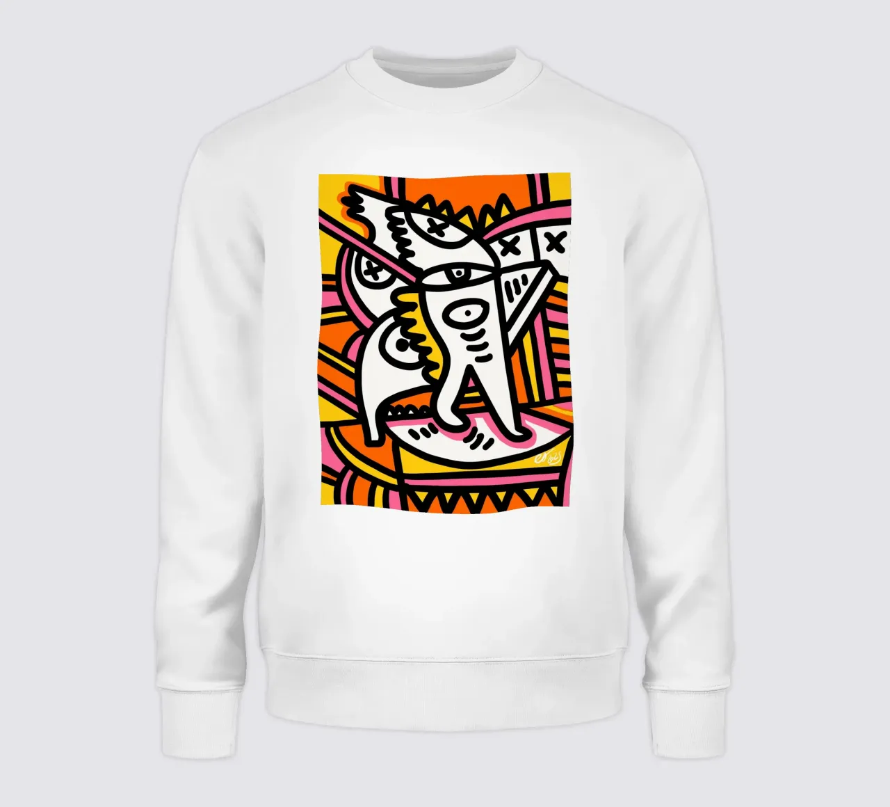 De kleurenwatcher sweatshirt van Signorino