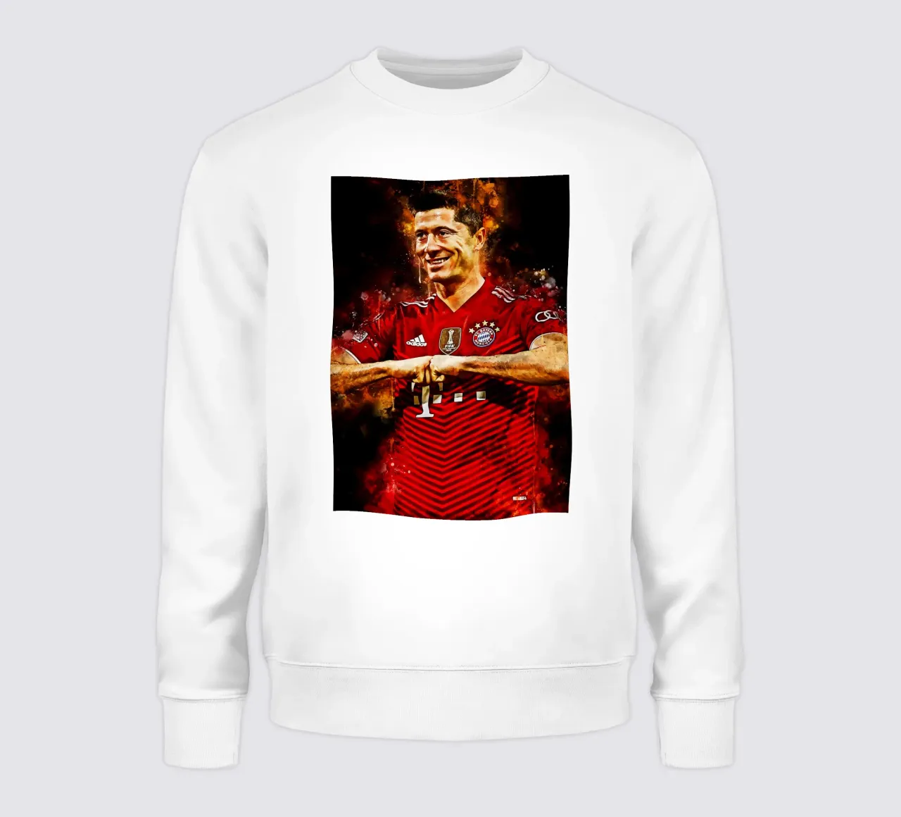 Robert Lewandowski felpa da MasterInkArt