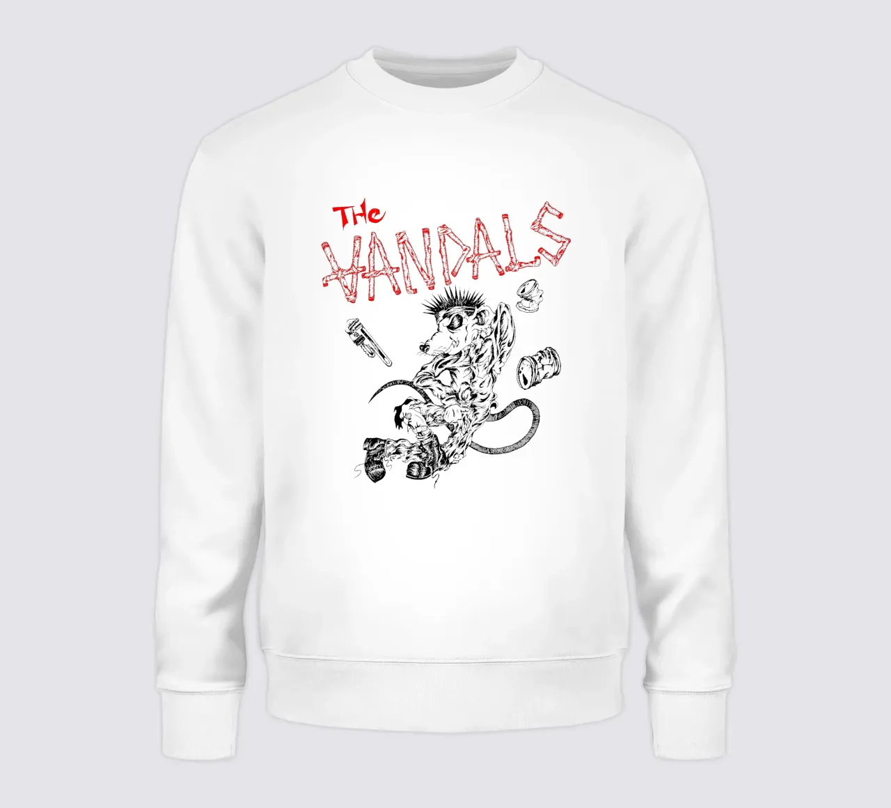 Maglietta Punk Mouse Essential felpa da mannys_artt
