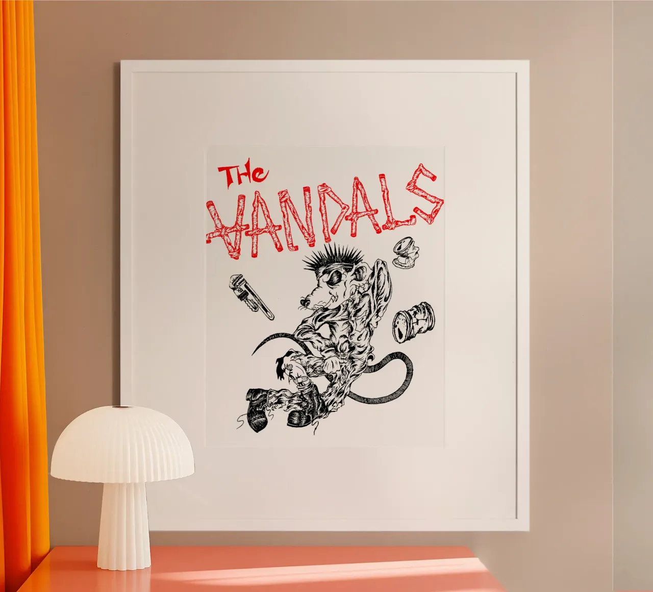 Maglietta Punk Mouse Essential poster da mannys_artt