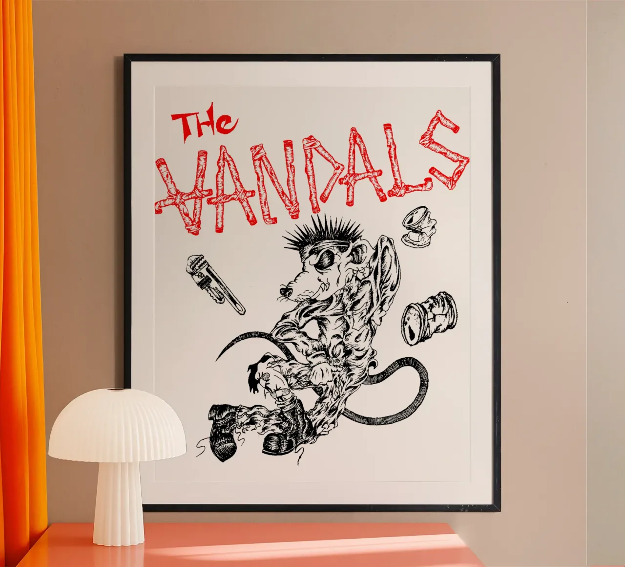 Maglietta Punk Mouse Essential poster da mannys_artt