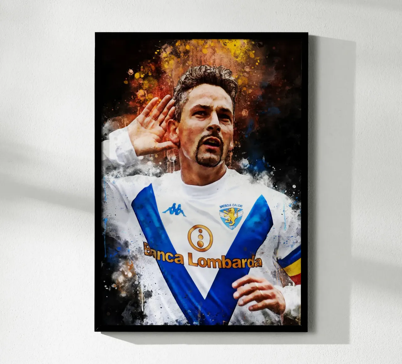 Roberto Baggio poster da MasterInkArt