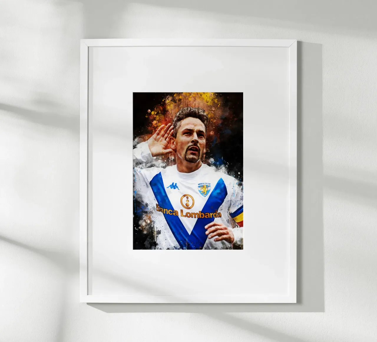 Roberto Baggio poster da MasterInkArt